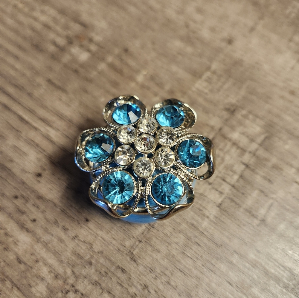 Papyrus mini jewelry box with crystals